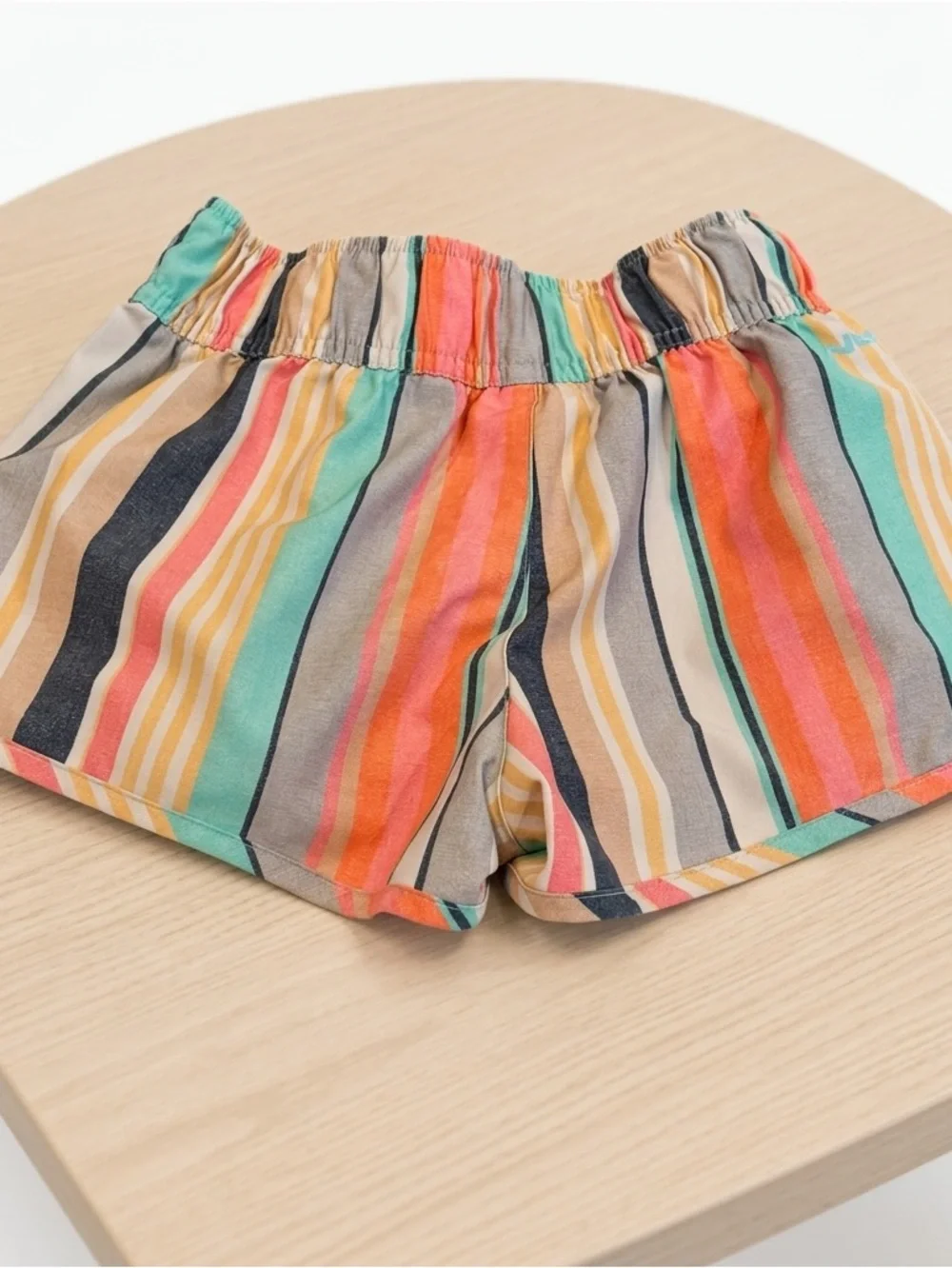 O'NEILL LANE Stretch 2IN Striped Multicolor Board Shorts Girls Swim Trunks